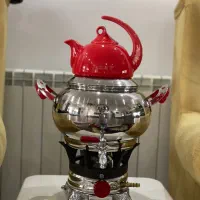 سماور گازی با قوری