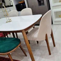 میز نهارخوری ۶ نفره|میز و صندلی غذاخوری|بندر انزلی, معلم|دیوار