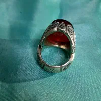 عقیق یمن.قلمکاری شده.دست ساز