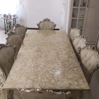 میز غذا خوری 10نفره|میز و صندلی غذاخوری|اشتهارد, |دیوار