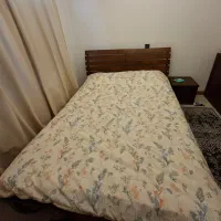 تختخواب دونفره بهمراه تشک و زیرتختی