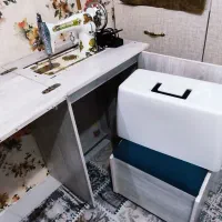 میز و صندلی چرخ خیاطی نونو جنس ام دی اف