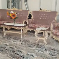 مبل هفت نفره به همراه میز جلو  مبلی