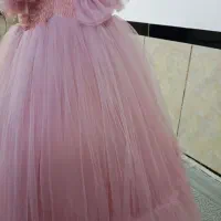 لباس عروس دخترانه صورتی