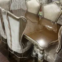 میز نهار خوری ۶ نفره|میز و صندلی غذاخوری|دوگنبدان, |دیوار