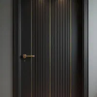 درب اتاقی روکش pvc وکیوم مدل لاین استیل کد m3373|مصالح و تجهیزات ساختمان|قائم‌شهر, |دیوار