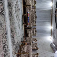 مبل سلطنتی تمام چوب ۹نفره|مبلمان خانگی و میز عسلی|سیرجان, |دیوار