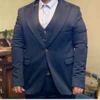 فروش کت و شلوار و جلیقه مشکی نو واقعی