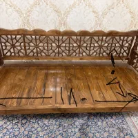 مبل (تخت) سنتی چوبی