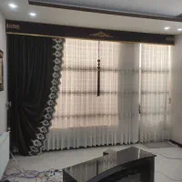 پرده پذیرایی و اتاقها کارکرده سالم و بدون زدگی