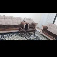 مبل هفت نفره قهوه ای