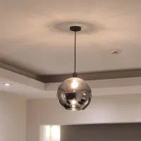 لوستر شیشه ای مدرن|لوستر و چراغ آویز|کیش, |دیوار