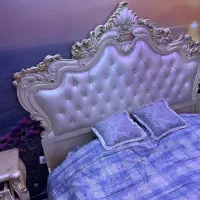 تخت دونفره تمام چوب راش|تخت و سرویس خواب|رباطکریم, رباطکریم|دیوار