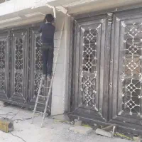 درب آهنی/درب پنجره مساجد (گره چینی)|مصالح و تجهیزات ساختمان|قم, آزادگان|دیوار