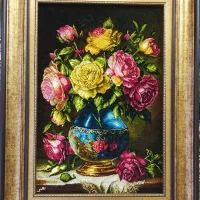 فرش|تابلو فرش|تبریز, |دیوار