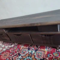 میز چوبی دو تکه