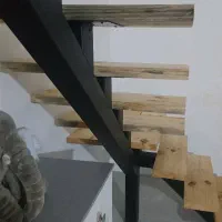 پله مدرن با چوب و فلز|خدمات پیشه و مهارت|قزوین, |دیوار