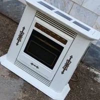 بخاری طرح هیزم کاملا تمیز سالم