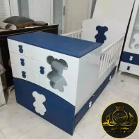 تخت و کمد نوزاد ۲ منظوره|تخت و سرویس خواب|رشت, گلسار|دیوار
