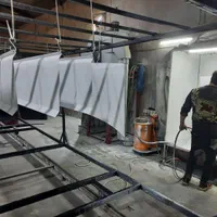خدمات رنگ کوره ای پودری الکترواستاتیک