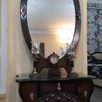 آینه شمعدان وگلدان