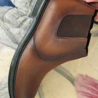 نیم بوت چرم بوت چرم نو بدون استفاده مناسب سایز۴۱۴۲