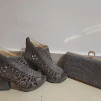 ست کیف و کفش مجلسی