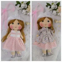 عروسک دست ساز باچهره سه بعدی