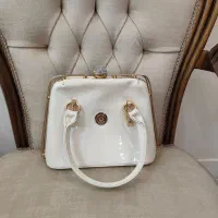 کیف دستی سفید چرم براق|کیف، کفش، کمربند|شیراز, شهرک گلستان|دیوار