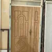 درب ورودی چوبی درب و پنجره آهنی کارتن موز