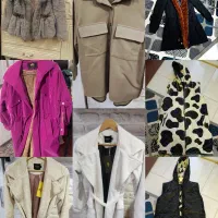 تعدادی کاپشن پالتو خز وارداتی پافر تیشرت شلوار مفت