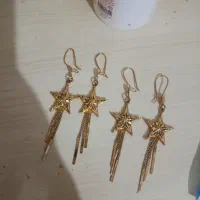 گوشوار دو جفت ستاره ای