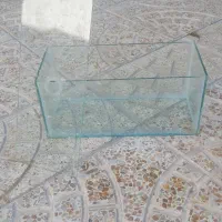 آکواریوم رومیزی همراه درب سالم و تمیز