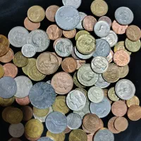 100 عدد سکه کلکسیونی خارجی|کلکسیون سکه، تمبر، اسکناس|بم, |دیوار