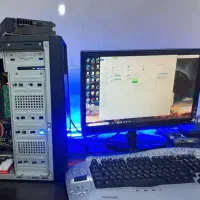 کیس corei5 رم 12 هارد ssd و hdd مانیتور 22 سامسونگ