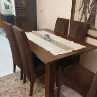 میز نهارخوری جاکفشی ویترین میزوسط