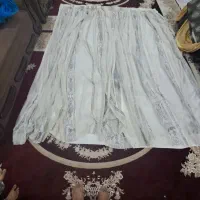پرده کامل زیر پرده و حریر کتیبه