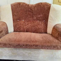 دو دست مبل ۷ نفره راحتی در حد نو|مبلمان خانگی و میز عسلی|اصفهان, باغ فدک|دیوار