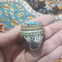 انگشتر فیروزه اصل..