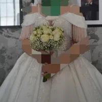 لباس عروس در حد نو بسیار شیک و زیبا