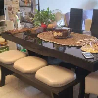 میز نهار خوری|میز و صندلی غذاخوری|رشت, معلم|دیوار