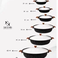 قابلمه و تابه جدید تکی با چک صیادی|ظروف پختوپز|قم, باغ شریفی|دیوار