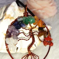 هدیه روز مادر رو مانتویی سنگ قیمتی ۷ چاکراه|جواهرات|ساری, |دیوار