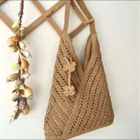 بافت انواع کیف های رافیا|کیف، کفش، کمربند|رشت, یخسازی|دیوار