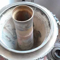 سماور خارجی قدیمی عتیقه|کلکسیون اشیاء عتیقه|قم, سالاریه|دیوار