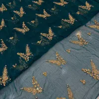 حریر سوزن دوزی طرح پروانه ای رسید|لباس|یاسوج, |دیوار