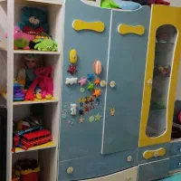 کمد بچه پنج تیکه با تخت سالم