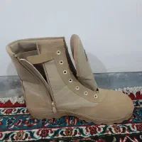 پوتین خاکی سوات،زیره پاراشوت طبی و زیپی،سایز 44