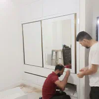 طراحی واجرای کمد دیواری سرویس خواب  اتاق کودک|جاکفشی، کمد، دراور|زنجان, |دیوار