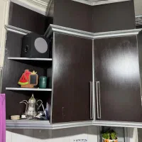 کابینت بدنه فلز درب ام دی اف هود سینک صفحه mdf|آب‌چکان و نظم‌دهنده ظروف|گرگان, |دیوار